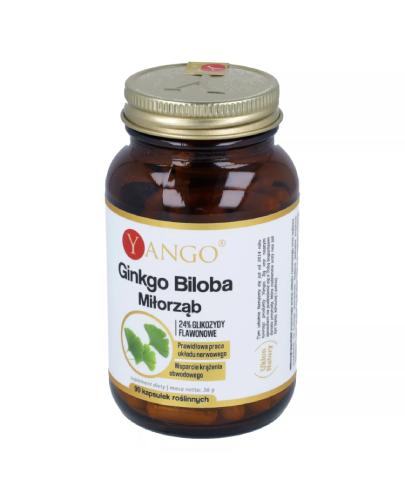 YANGO Ginkgo Biloba Miłorząb, kapsułki, 90 sztuk